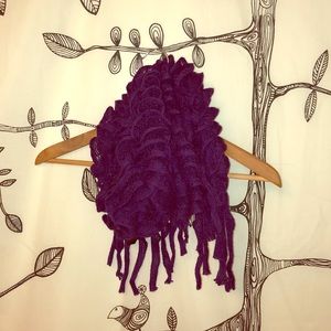 Purple scarf